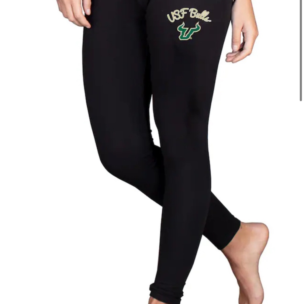 USF Bulls Kids Black Leggings